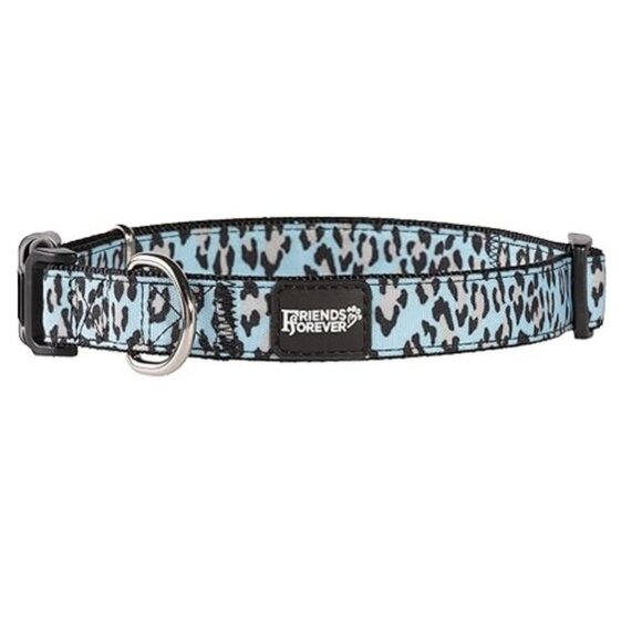 blue leopard small dog collar - Picture 1 of 1